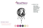 Zentangle Moon & Love Couple SVG, an Illustration by DreamONprints (Thumbnail 2 of 2)