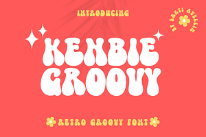 Kenbie Groovy, a Handwritten Font by SaktiAvellin