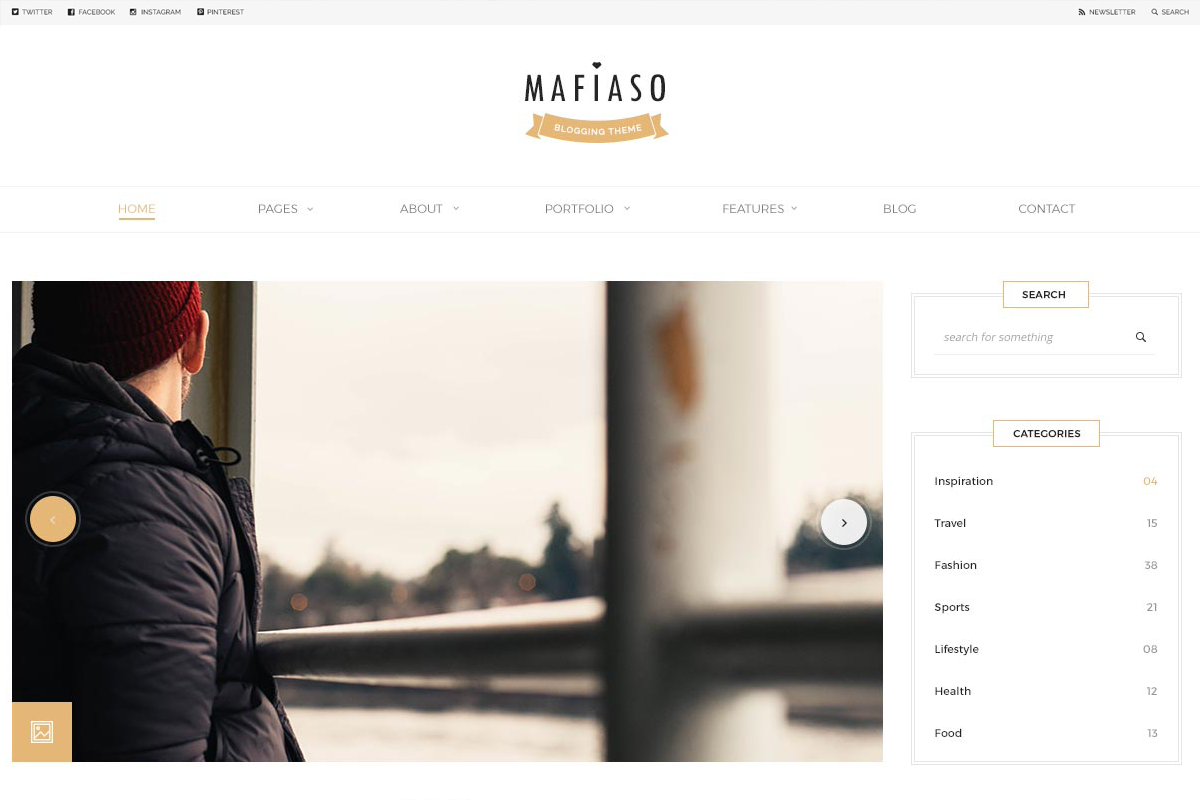 Mafiaso - Blog PSD Template, a Websites & App Template by FlyTemplates.com (Photo 4 of 8)