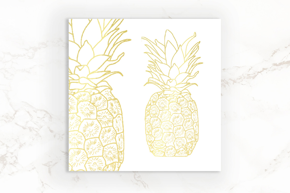 Gold Pineapple Vector Icon, an Icon by Aloha Philly (Photo 8 of 8)