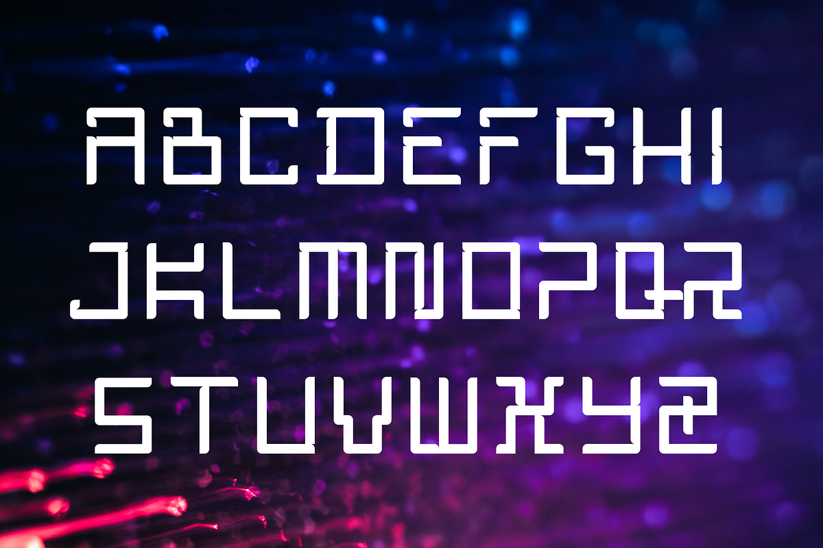 Matrix Font - Technology & Modern, a Symbol Font by Izalsye