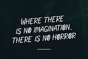 Wrong Mansion | Horror Font, a Font by Denustudios (Thumbnail 8 of 14)