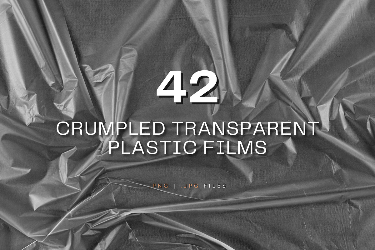 42 Transparent Plastic Film Overlays, a Texture Graphic by Ksuview (Photo 1 of 6)