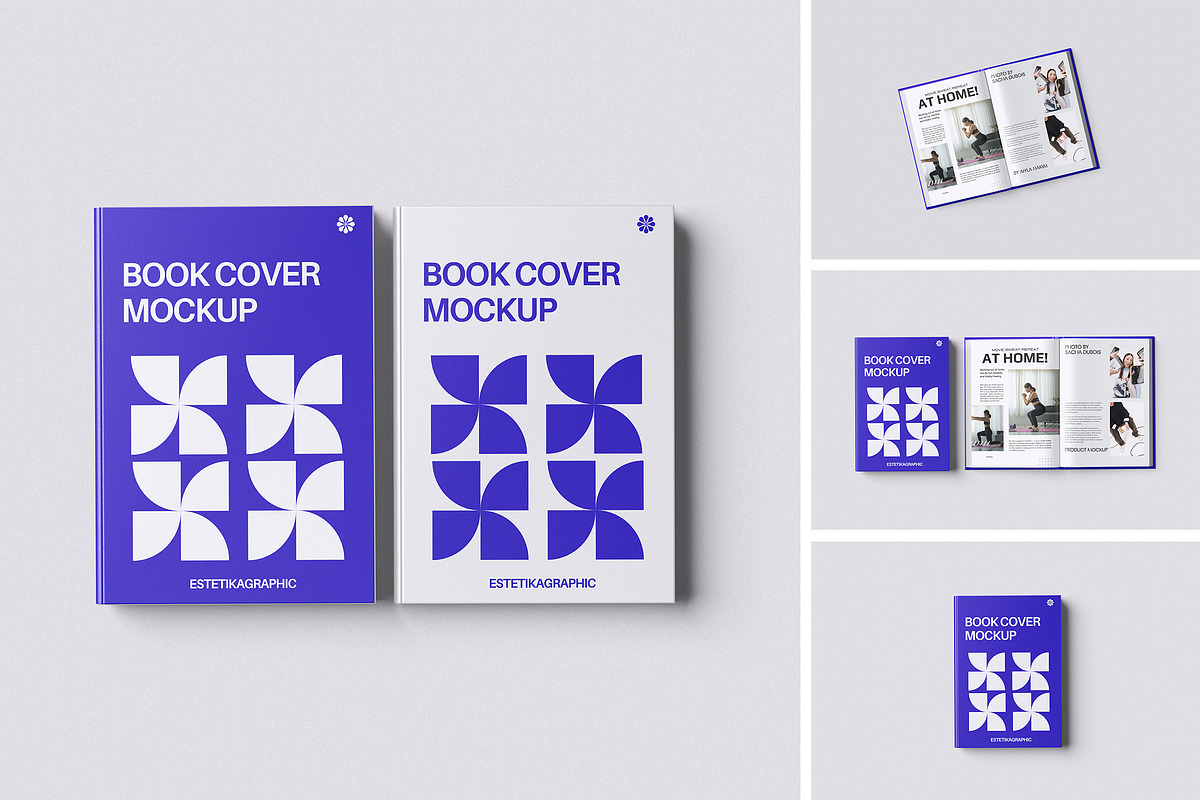 Book Mockup, a Books & Magazine Mockup by Afif_studio (Photo 1 of 5)