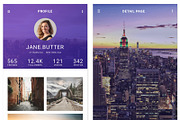 Zoomie - Social Media Figma App, an UI Kit Template by themelove (Thumbnail 7 of 9)