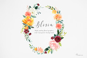 Watercolor Floral Set - Blossom, an Illustration by Pixavics (Thumbnail 2 of 11)