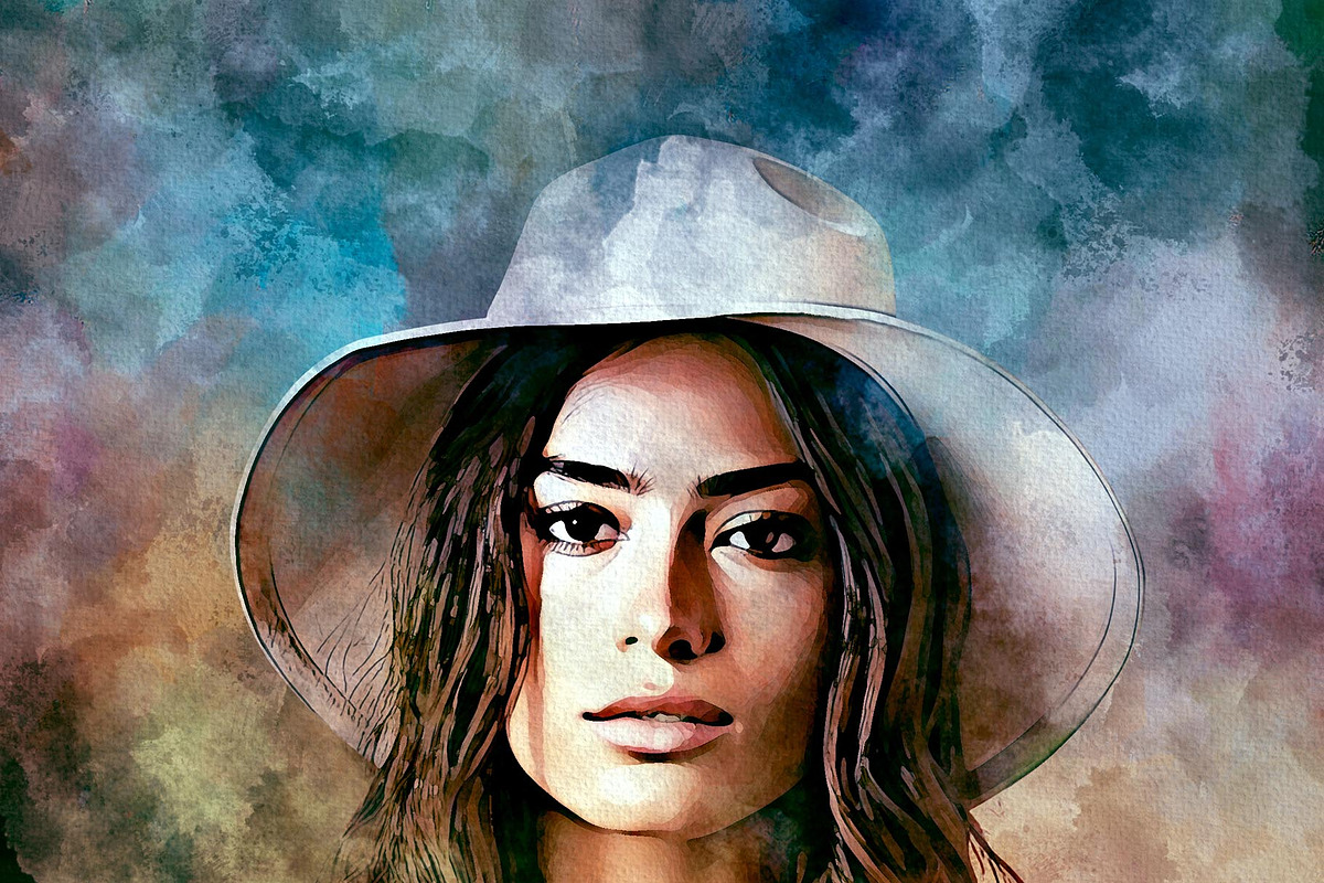 Watercolor Mixed Art Painting, an Action Add-On by Photoshop Action (Photo 14 of 17)