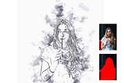 Pencil Sketch Art Photoshop Action, an Action Add-On by Studio Retouch (Thumbnail 11 of 13)