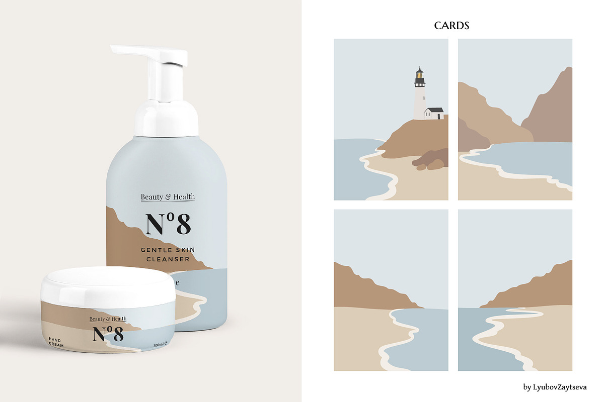 coastal landscape creator clipart, a Person Illustration by LyubovZaytseva (Photo 15 of 18)