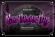 Earthworthy - Modern Decorative Font, a Serif Font by Brightone (Thumbnail 1 of 7)