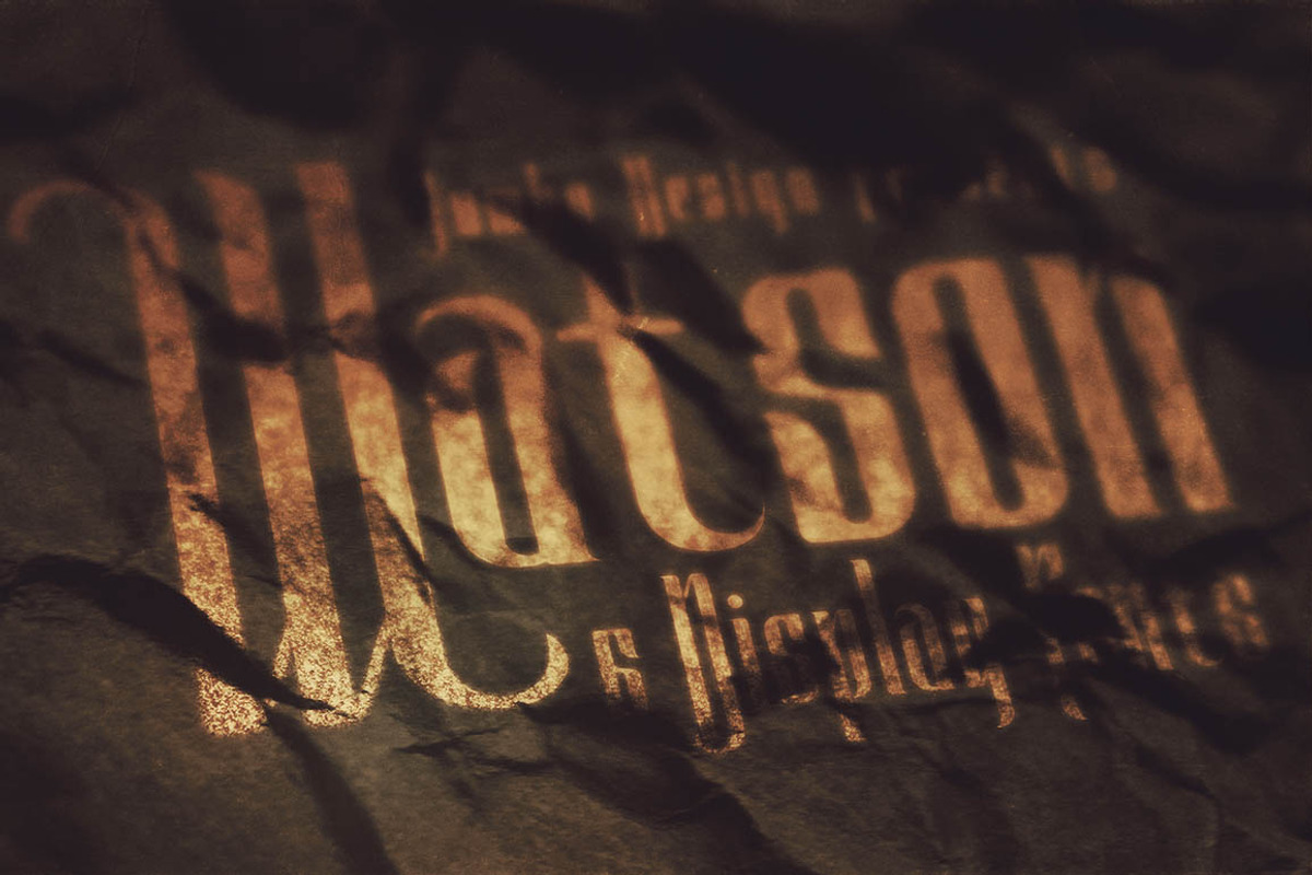 Watson - Vintage Display Font preview 5
