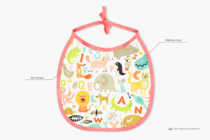 Baby Bib Mock-up