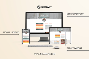 Showit Link In Bio Page Template