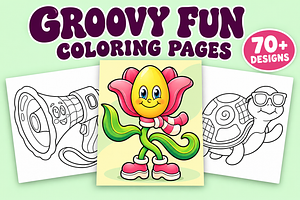 Groovy Fun Coloring Pages
