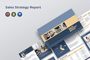 Sales Strategy Presentation Template, a Presentation Template by JetzTemplates (Thumbnail 1 of 4)