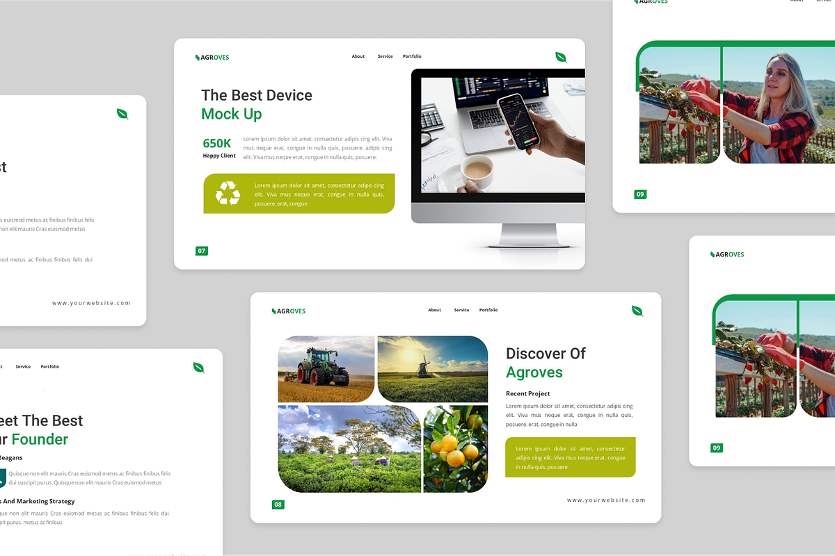 Agriculture Presentation Keynote, a Presentation Template by Annora Studio (Photo 4 of 5)
