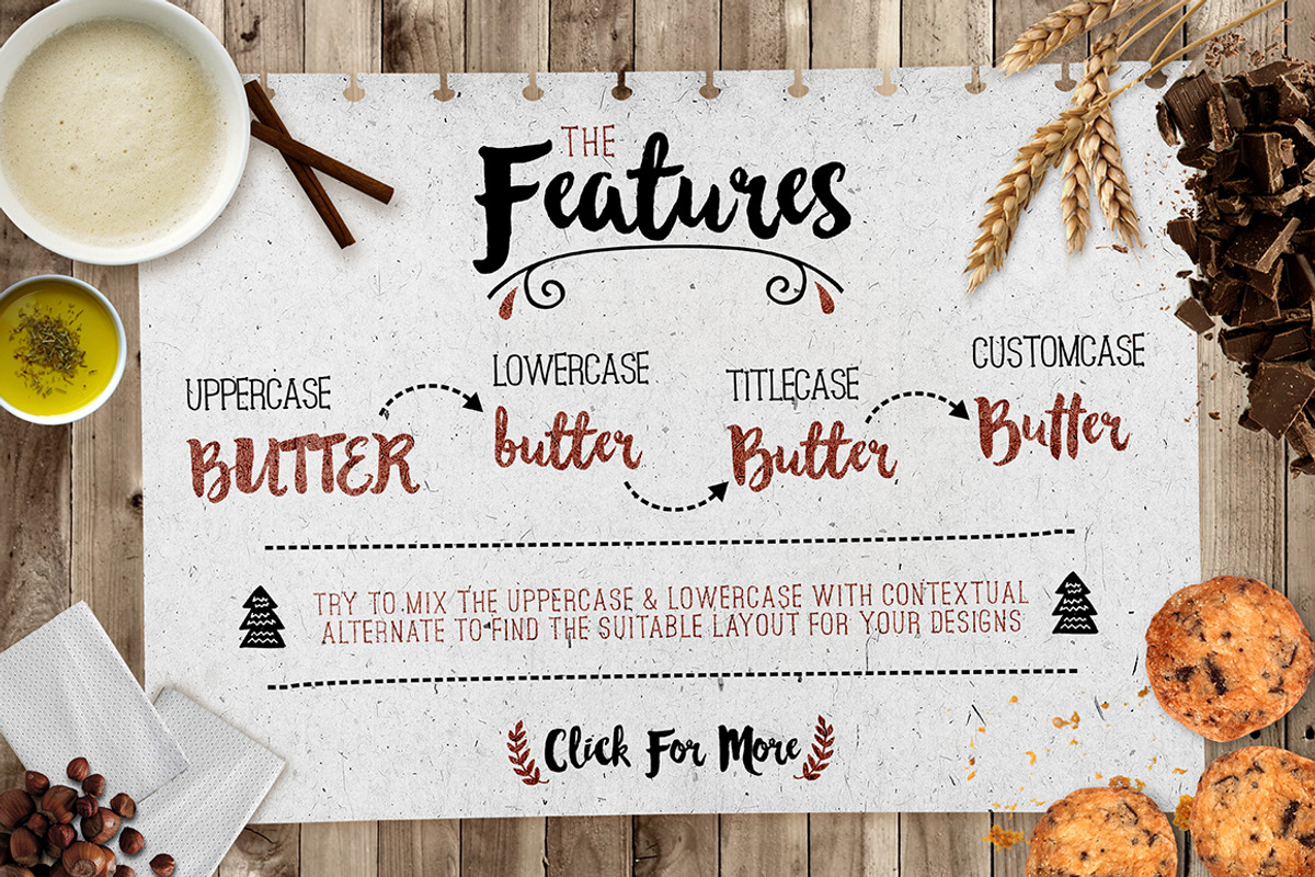Hazelnut Typeface + Bonus Extras preview 2