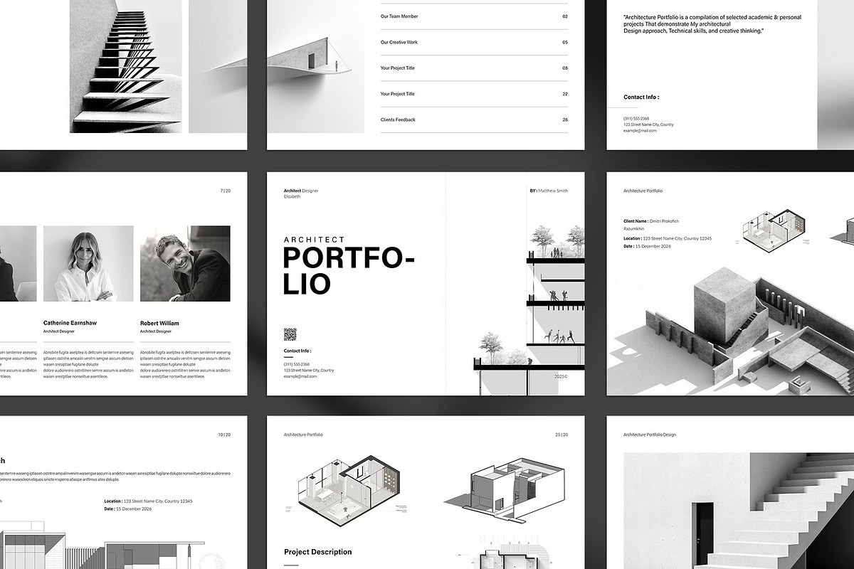 Architecture Portfolio | Canva, a Brochure Template by ElvinPrint (Photo 4 of 11)