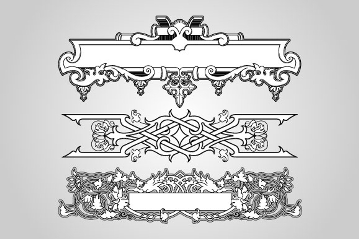 25 Renaissance Frames and Ornaments preview 2