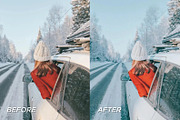 50+ Winter Lightroom Preset Bundle, a Preset Add-On by TheWayfarerShoppe (Thumbnail 3 of 9)