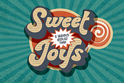 Sweet Joys - Display Font, a Font by PutraCetol Studio (Thumbnail 1 of 11)