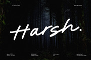 Harsh, a Script Font by HRDR (Thumbnail 1 of 7)
