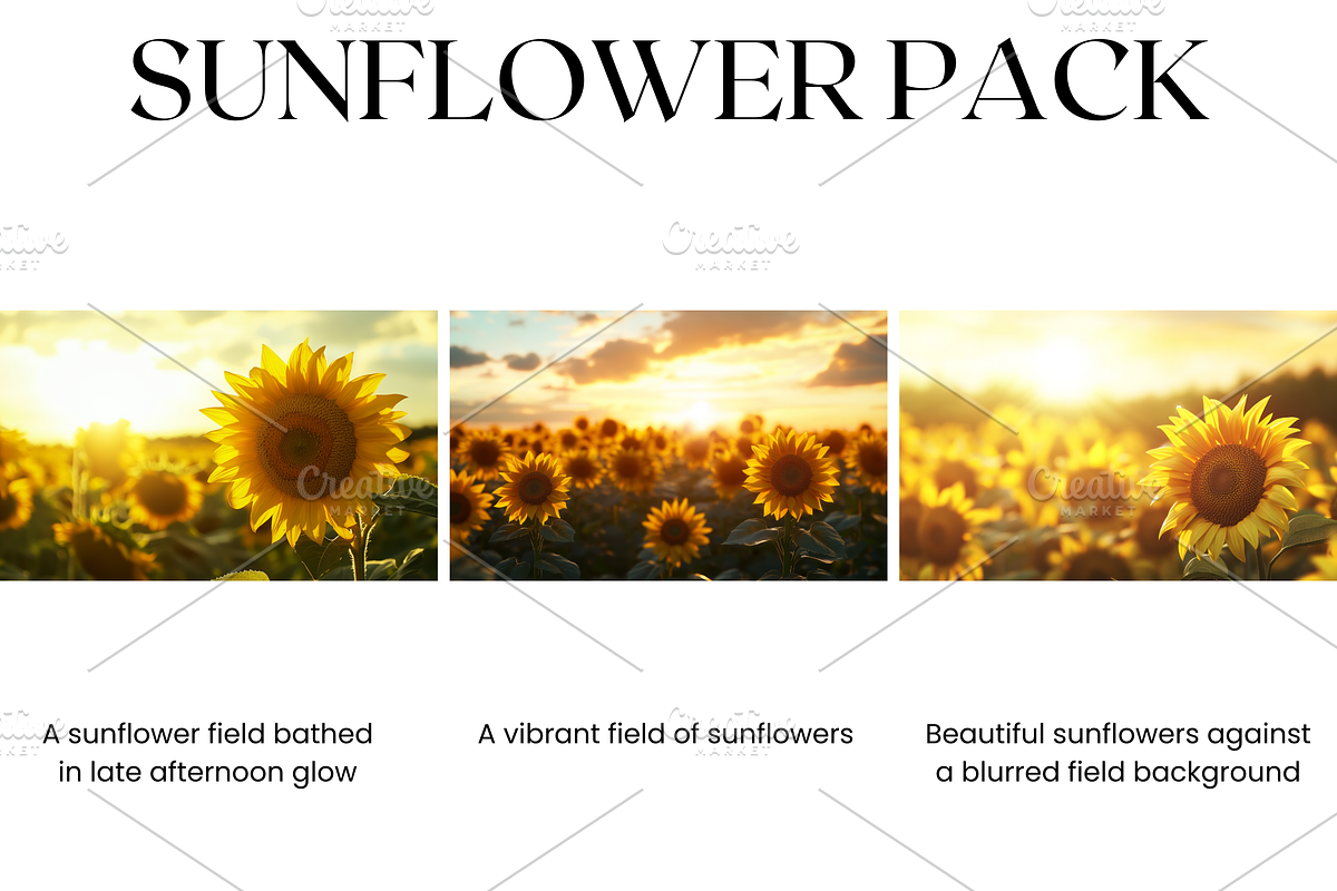 Sunflower Stock Image, Season, Field, a Nature Photo by BrushstrokeArtGB (Photo 4 of 5)