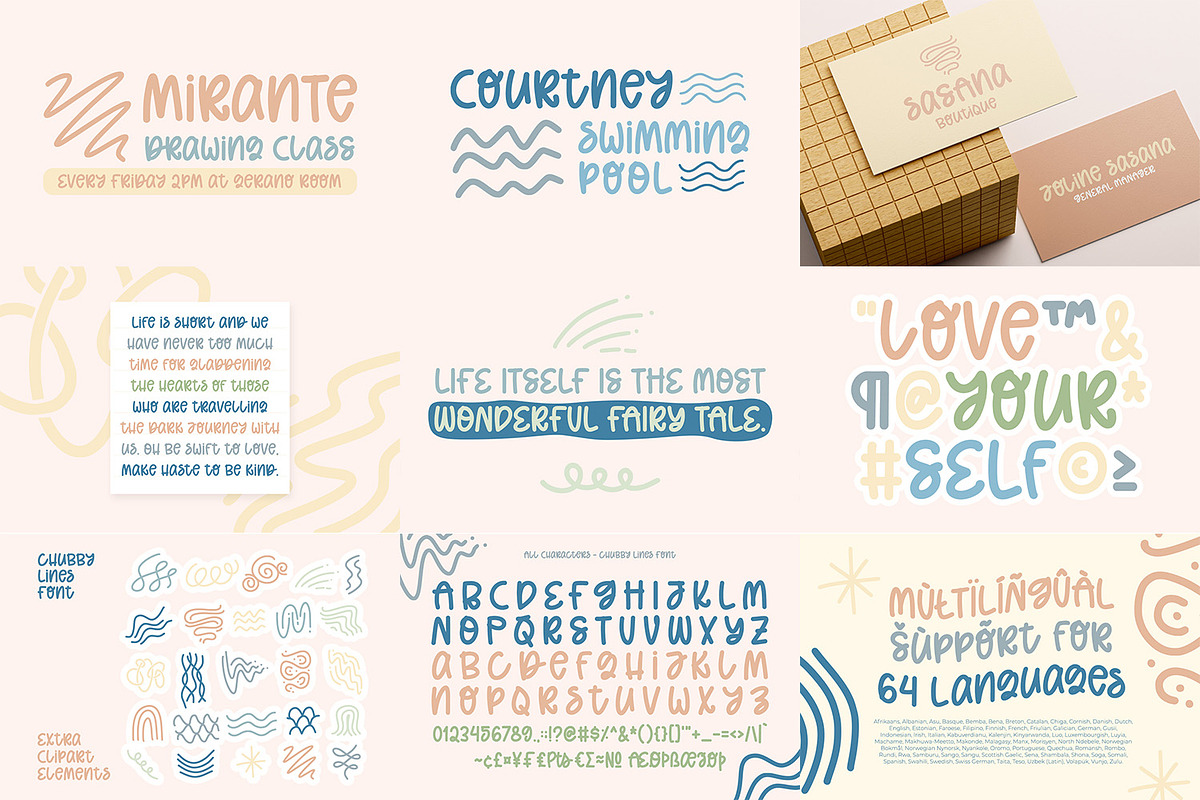 Adorable Font Bundle Vol 3, a Script Font by yumnatype (Photo 2 of 12)