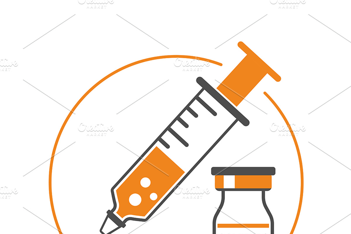 Covid-19 Vaccine and Syringe, a Healthcare Illustration by TAlex (Photo 4 of 7)