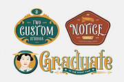 Allergic - Vintage Font, a Blackletter Font by Viswal Studio (Thumbnail 4 of 6)