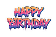 Happy Birthday Png, an Illustration by Design Market (Thumbnail 6 of 8)