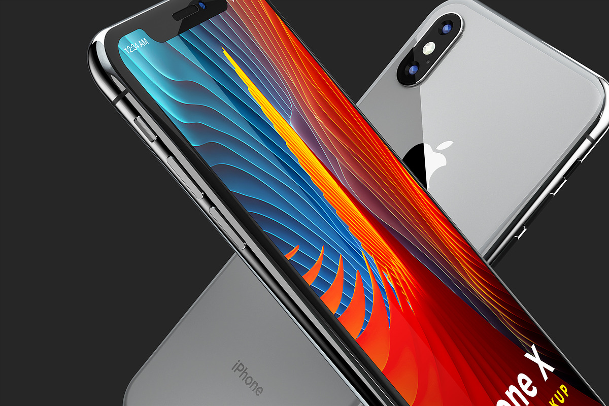 iPhone X Design Mockup, an iPhone Mockup by illustrated (Photo 8 of 9)