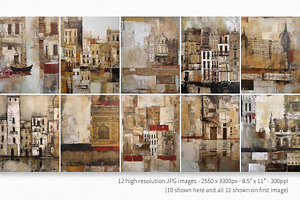 Venetian Collage Paintings