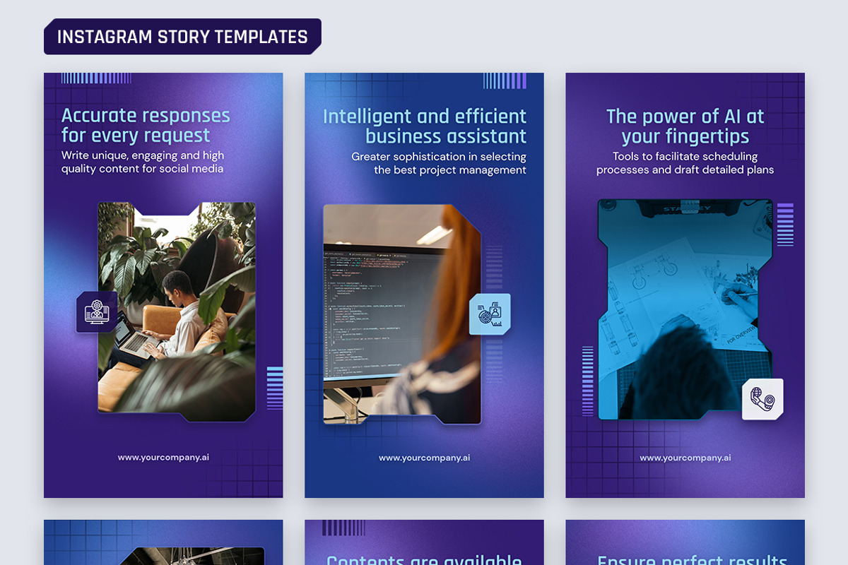 Artificial Intelligence Kit, a Social Media Template by Brandify Studio (Photo 6 of 7)