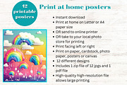 Fluffy Clouds and Colorful Rainbows, a Seasonal Illustration by Mermaids Cove (Thumbnail 8 of 8)