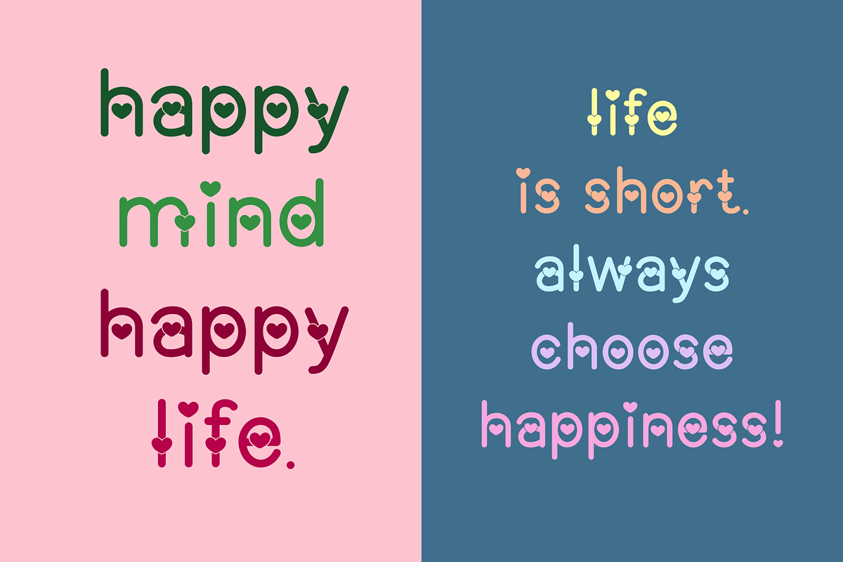 Love Heart Font, a Script Font by Cutie_Kate_Studio (Photo 2 of 16)