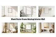 Blank Poster Frame Interior Mockup, a Mockup by VetalStock (Thumbnail 1 of 3)