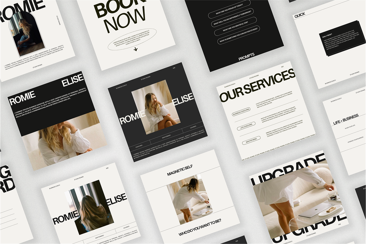Instagram Templates for Coaches, a Social Media Template by StudioRoams (Photo 2 of 10)