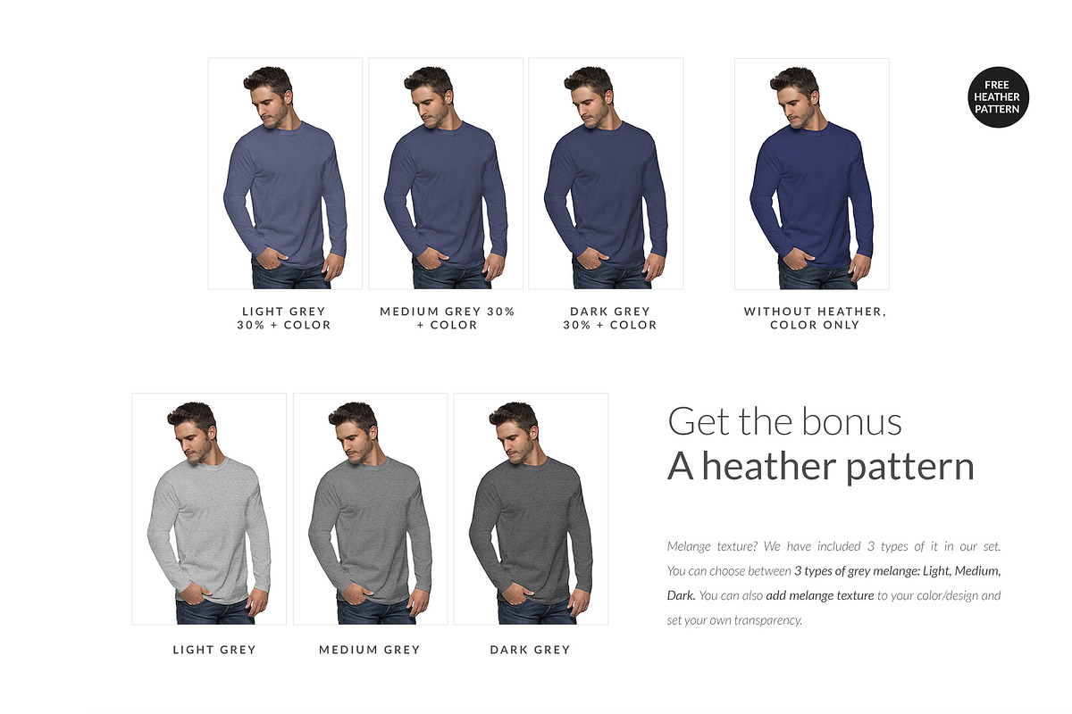 Men Longsleeve Mockups Set FREE DEMO, a Books & Magazine Mockup by Apparel_Mockups (Photo 15 of 24)