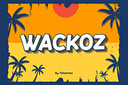 WACKOZ, a Sans Serif Font by TokoPress (Thumbnail 1 of 10)
