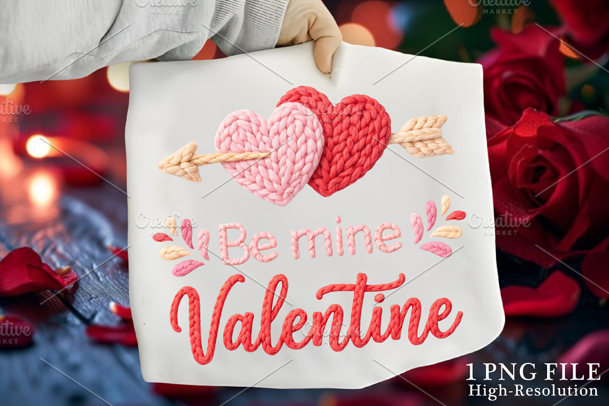 Be Mine Valentine PNG, Valentine PNG, an Illustration by Canvas Craft (Photo 1 of 7)