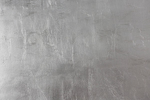 High-Res Silver Leaf Foil Texture