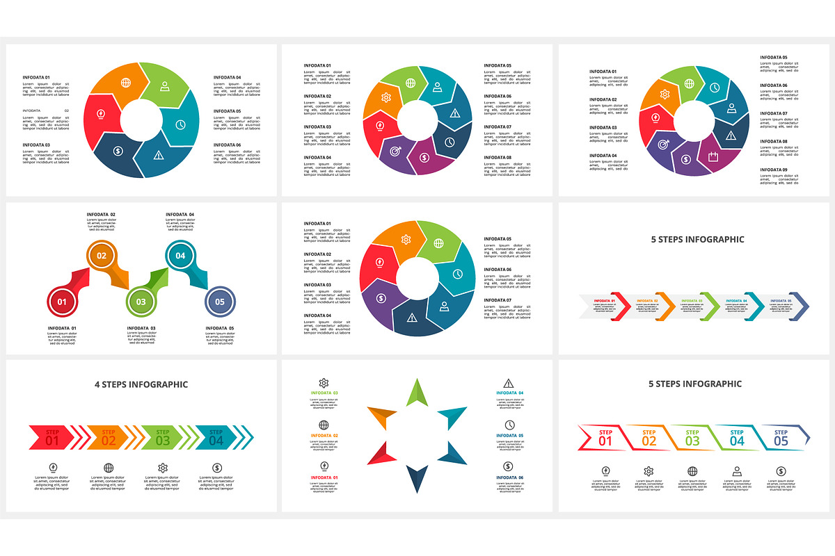 Arrows Presentation Canva Template preview 6