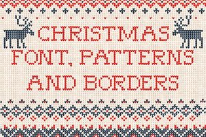 Knitted FONT and patterns (w)