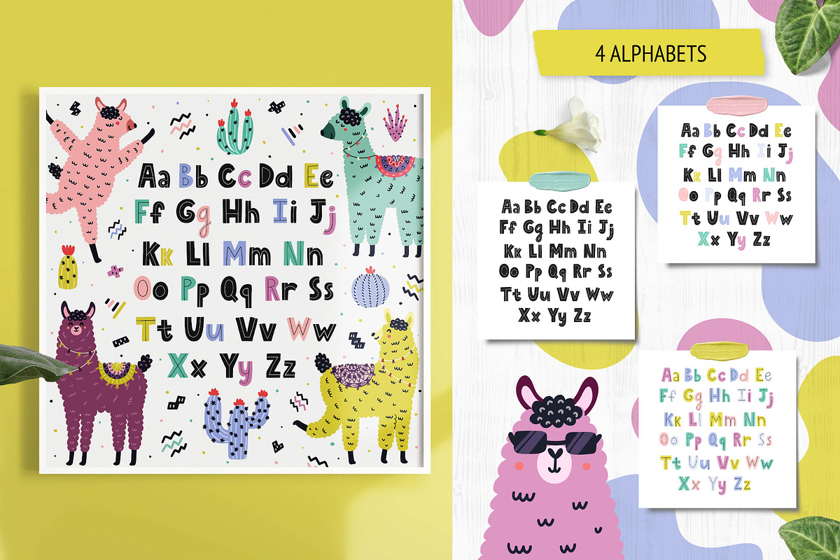 Oh Llama Graphic Pack, an Animal Illustration by Gulnara Sabirova (Photo 20 of 22)