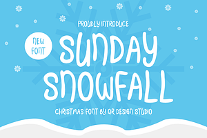 Sunday Snowfall Font