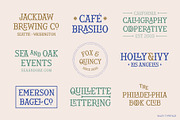 Wiley Decorative Latin & Greek Font, a Slab Serif Font by Molly Suber Thorpe (Thumbnail 7 of 16)