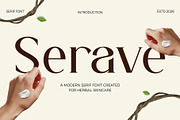 Herbal Skincare - Serave Font, a Serif Font by Stylin Studio (Thumbnail 1 of 8)