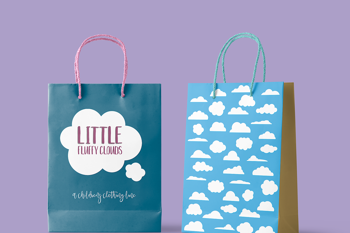 Little Fluffy Clouds, an Object Graphic by Lindsay Hartwell (Photo 3 of 4)