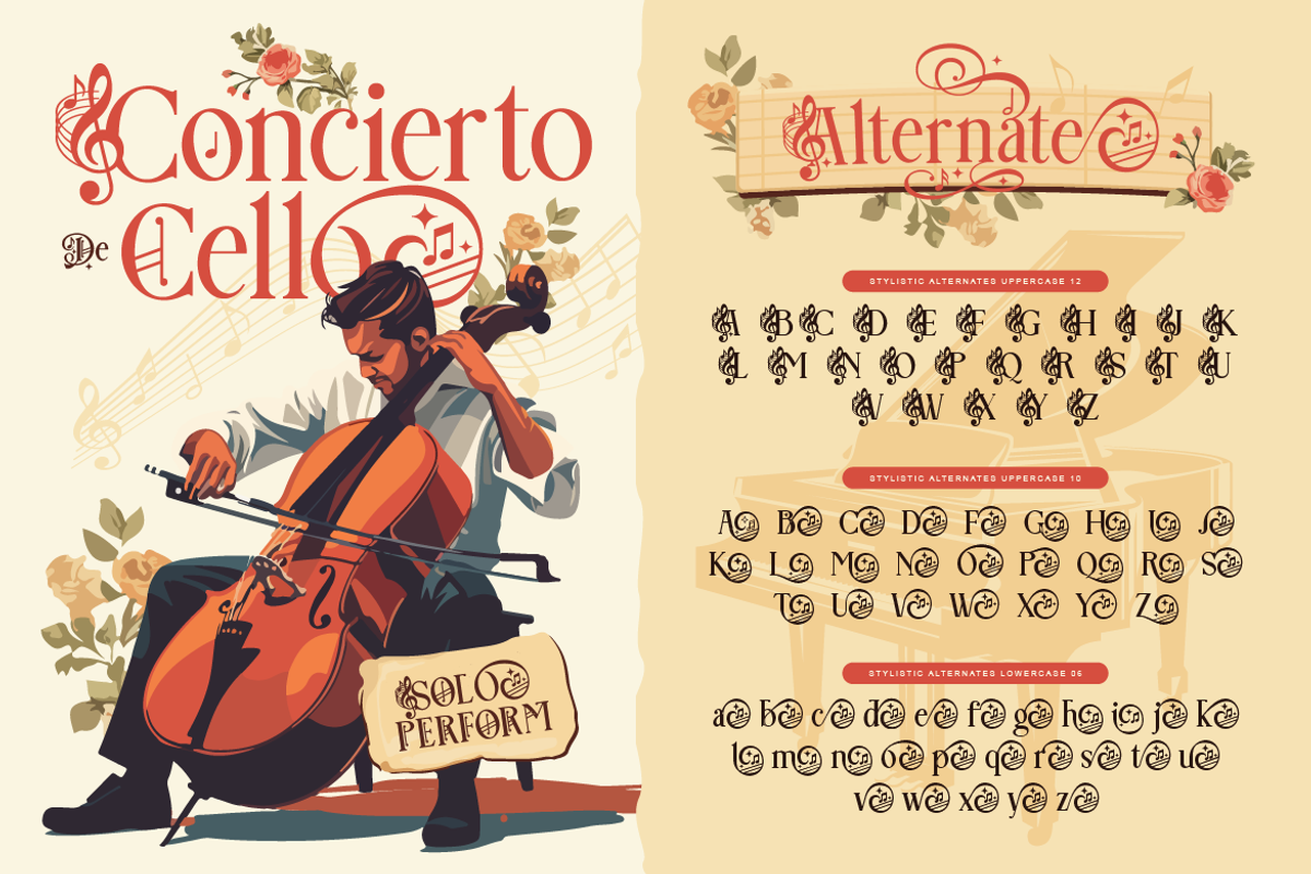 Melowdy, a Serif Font by Artisan Themes (Photo 10 of 11)